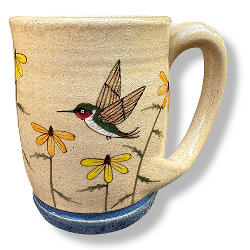 Eugene Painted Bird Hummingbird Mug DP4992